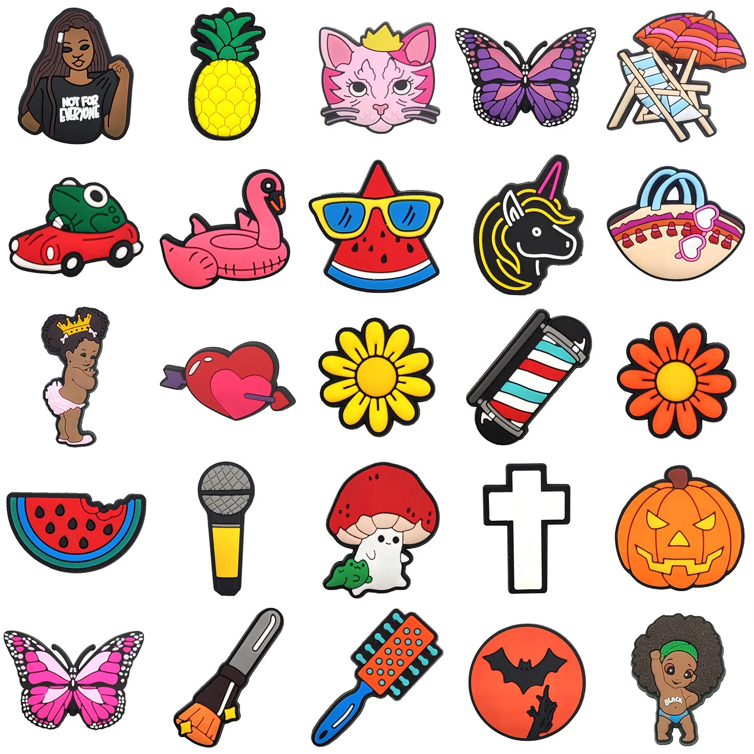New arrival Film PVC shoe charms Cute Drinks style shoe decorations clog charms For kids