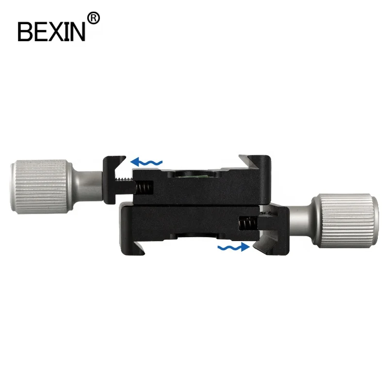 
BEXIN Double-sided Clamp Slide Mobile Anti-drop Slot Camera Adapter Quick Release Plate Clamp for DSLR Tripod Universal Camera 