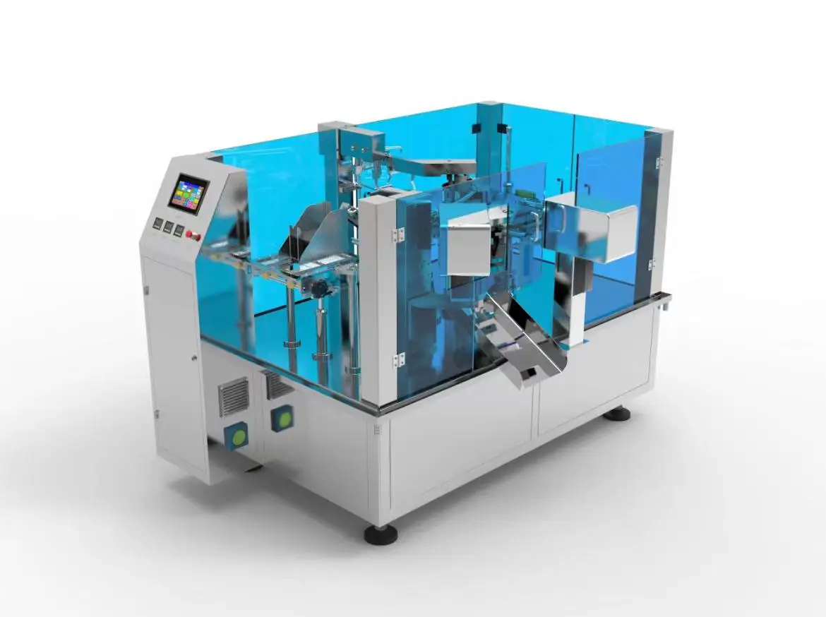 JIENUO Pack automatic doypack packing machine premade pouch zipper ziplock bag granule packing machine