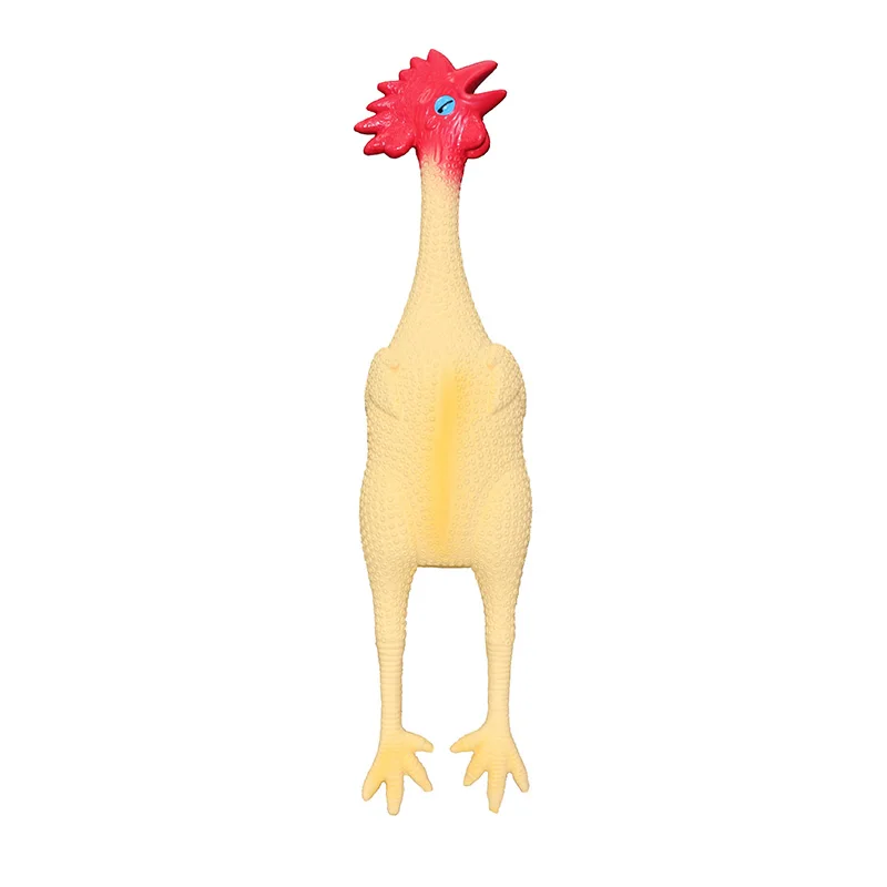Wholesale Latex pet toys 3cm big chicken latex big chicken pet chew toy  Highquality materials