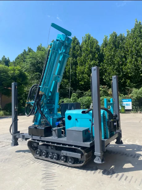 Hydraulic crawler drilling rig pneumatic down-the-hole drilling rig water well drilling rig