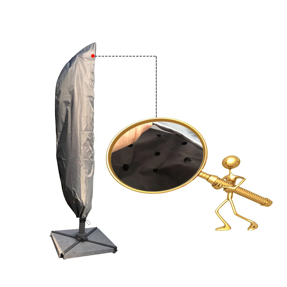 Чехол для зонтика непромокаемый ветрозащитный сверхпрочный чехол из ткани Оксфорд 210D + ткань с полиуретановым покрытием чехол для зонта на молнии