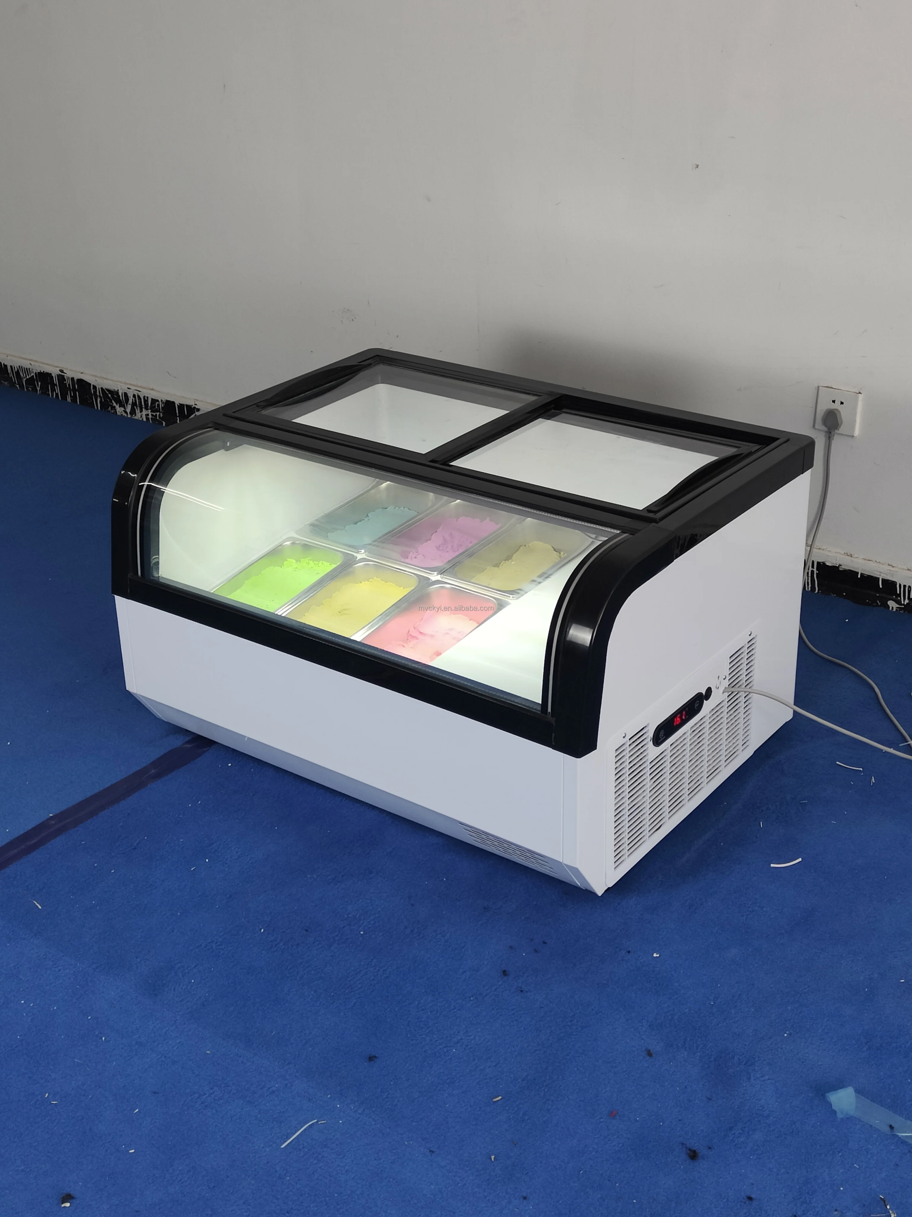 Mvckyi ice cream showcase freezer batch freezer For Refrigerated Equipment Ice Cream Display Freezer