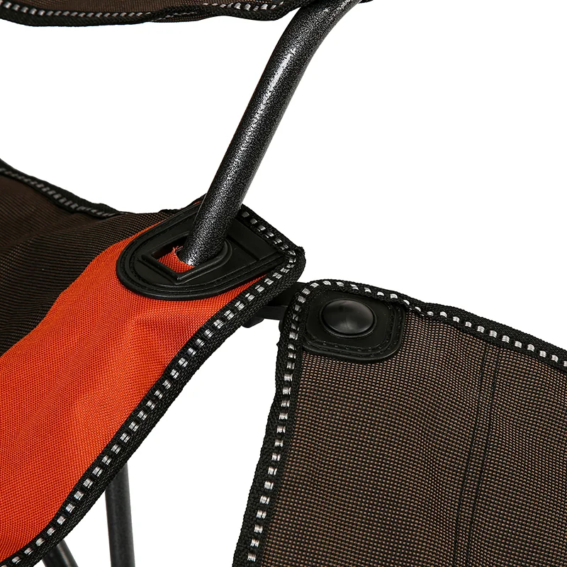 TOPKO Wholesale Outdoor Portable Folding Chair Comfortable Camping Hiking Fishing Beach Chair  With Cup Holder