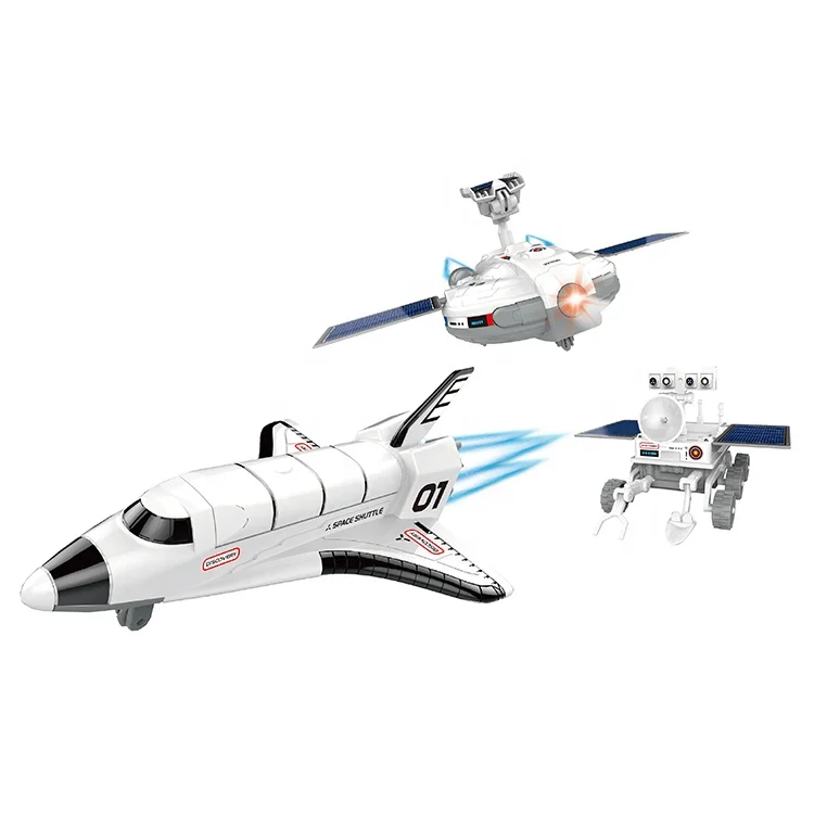 
New Arrival Solar Powered Kids Toys 3 in 1 Moon Exploring Fleet 
