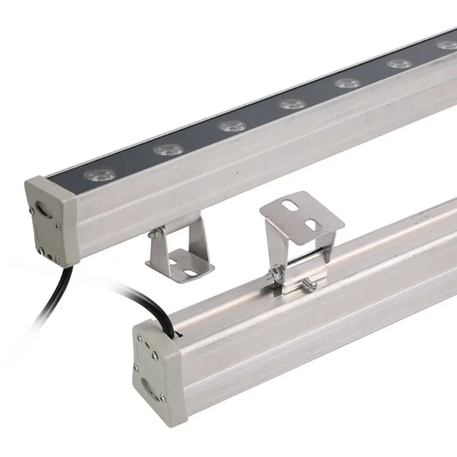 Водонепроницаемое наружное украшение для зданий ip65 dmx512 синхронизация 18 Вт 24 36 48 rgb 3 в 1 светодиодная настенная шайба
