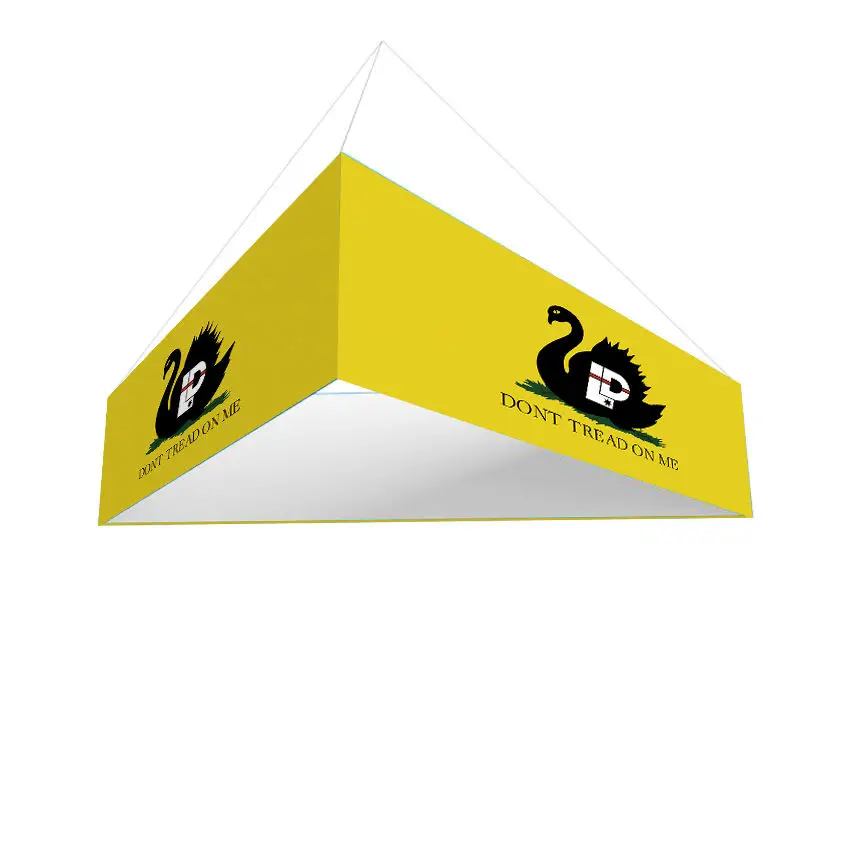 HLY Easily carry standard aluminum fabric circle trade show advertising ceiling advertising hang banner for display