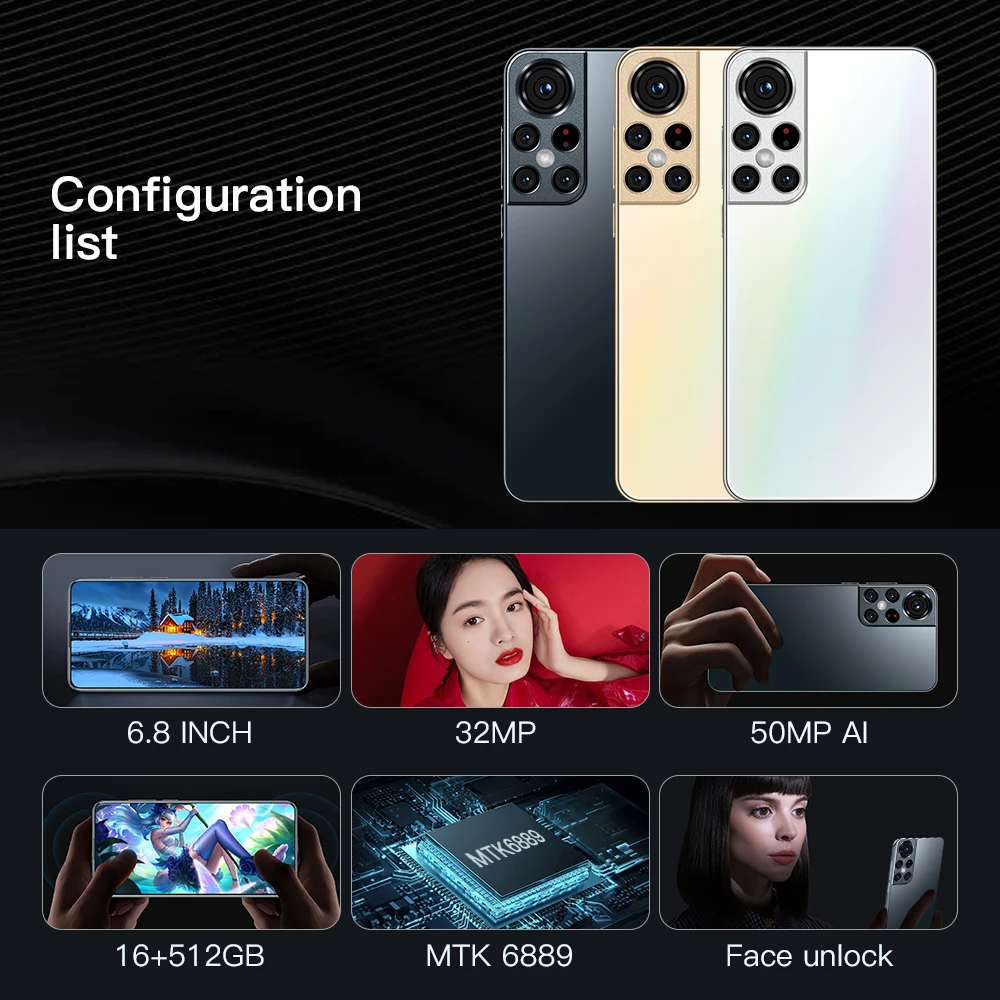 Cheap S22 Smart Phone Cheap OEM Smartphone 4G oem phone