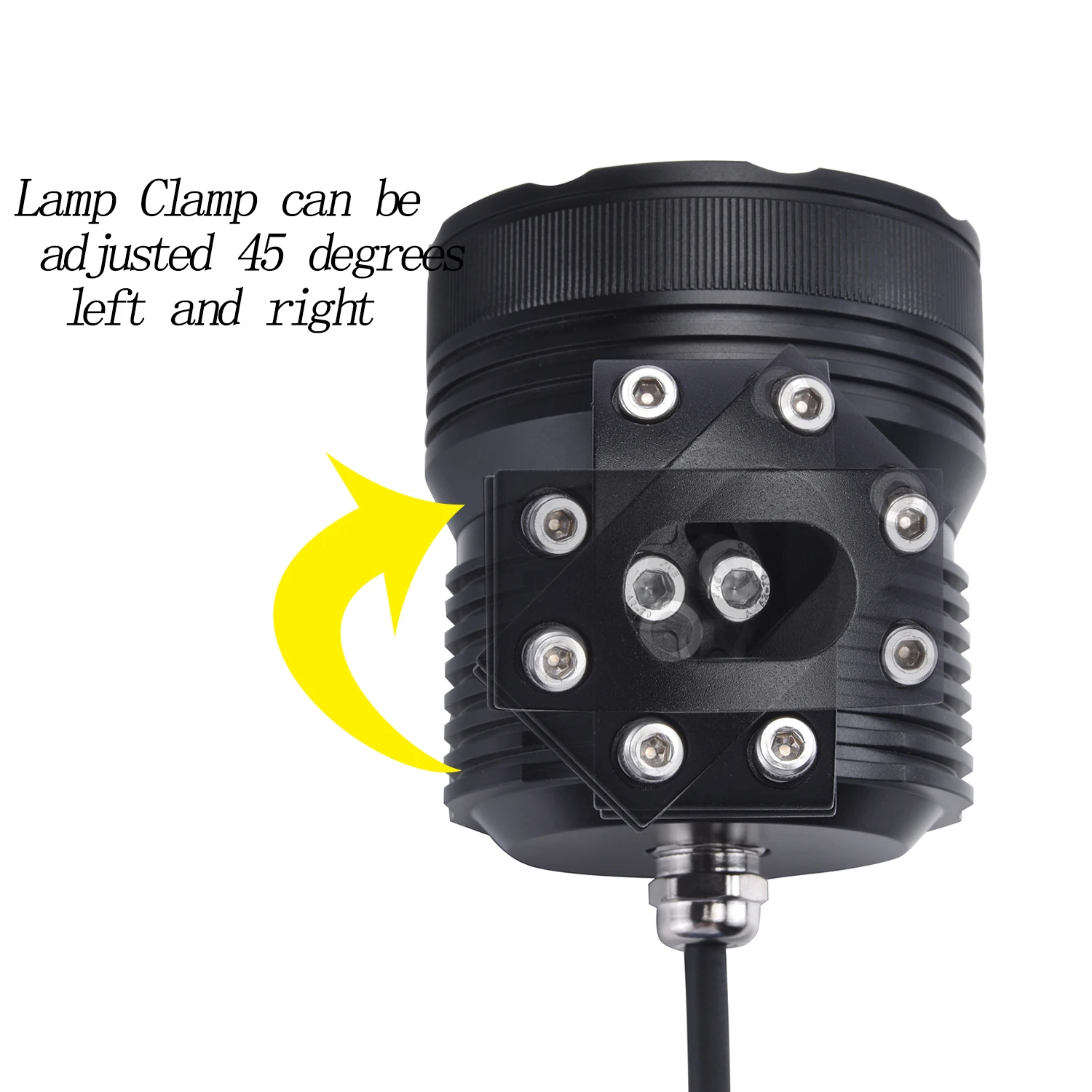 Motorcycle LED Headlights Auxiliary Lamp Motorbike Front Spotlight Motor DRL Fog Spot Head Light Lamps Accessories DC 10-48V 60W