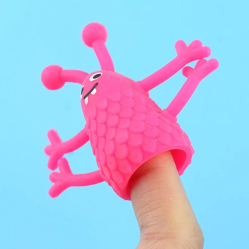 Хит продаж 2021, Забавные Мини-куклы-монстры на палец для Хэллоуина, игрушки для детей и взрослых