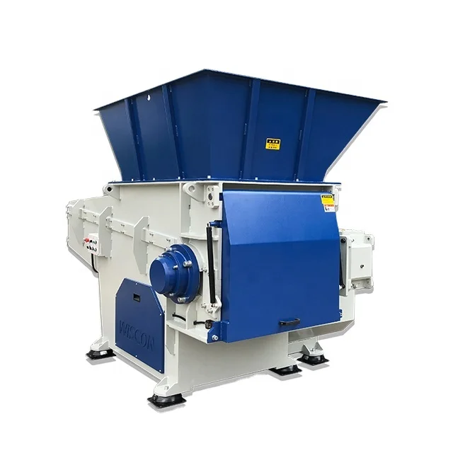 Plastic Shredder And Crusher Small Recycled Plastic Bottle Crusher Pvc Powder Grinder Melt Blown Fabric Shredder Plastic Bumper