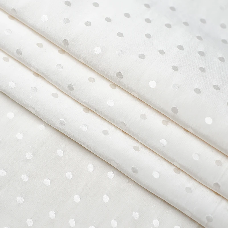 
Custom jacquard Factory wholesale 114cm Width suppliers wholesale silk satin fabric 100% pure silk fabric 