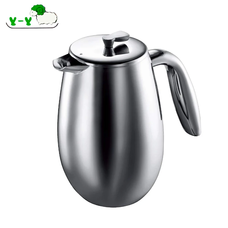 Industry China Wholesale Stainless Steel Cafetiere French Press Coffee Tea Maker Plunger