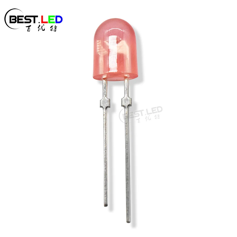 DIP LED with Stopper High Bright Oval LED Red Diffused 546 5mm Oval LED Diode