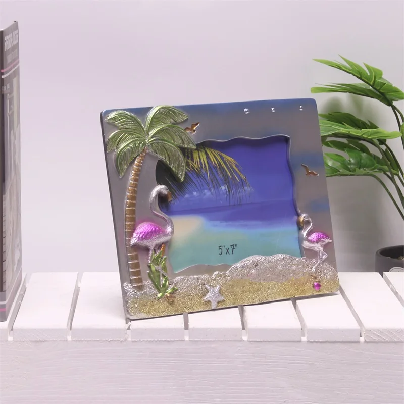 Wholesale Resin Picture Frame Custom Design Hand Painted Home Decor Crafts