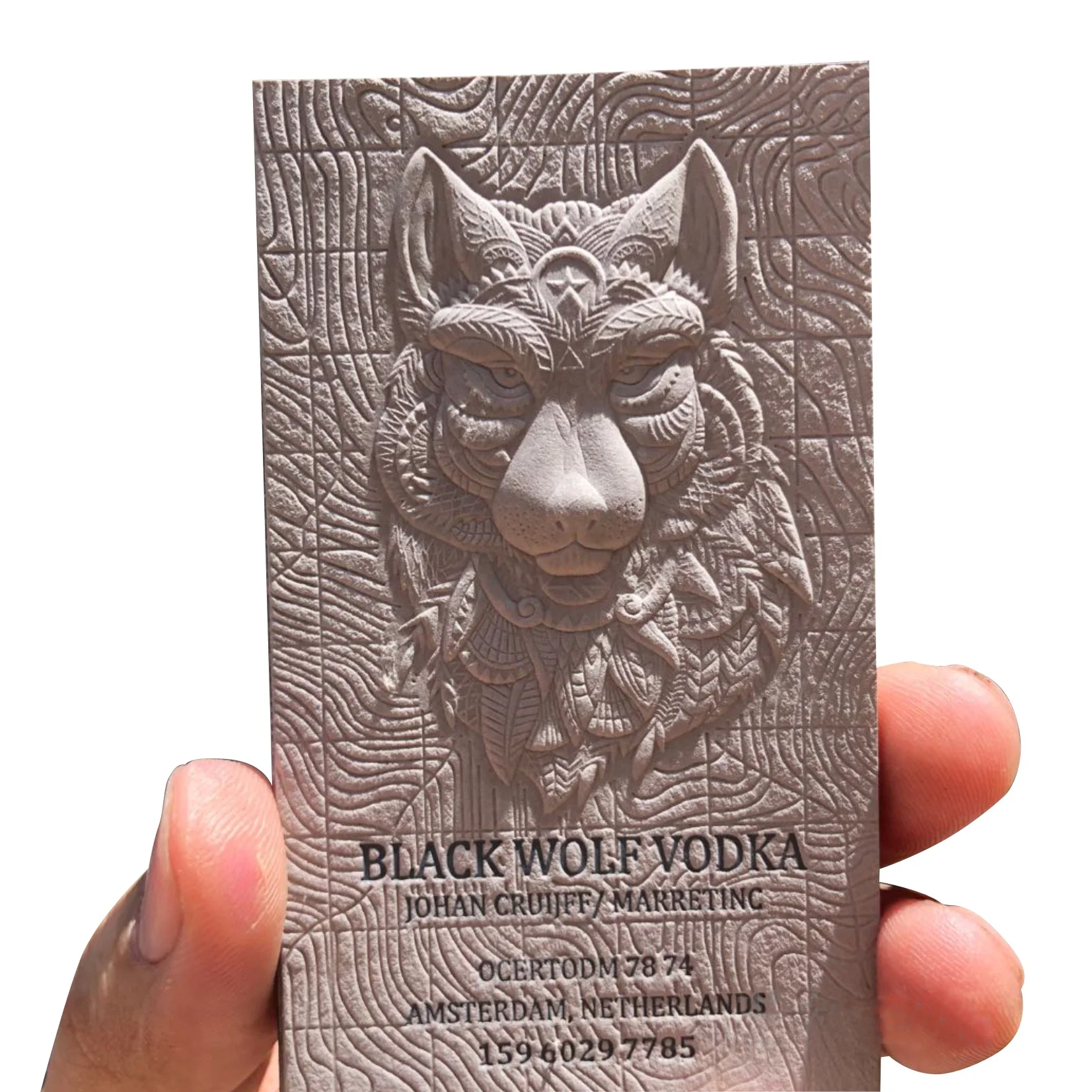 Manufacture Wholesale Name Card Custom Emboss Printing Paper 3d Embossed Business Card