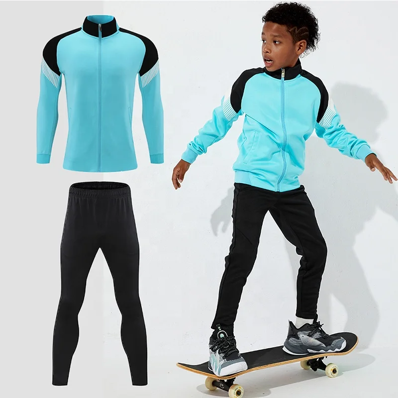 Hot Sale New Style Blank 2 Pieces Jacket Outdoor Men tracksuit  Joggers Suits Jumpsuit Set Gym Wear