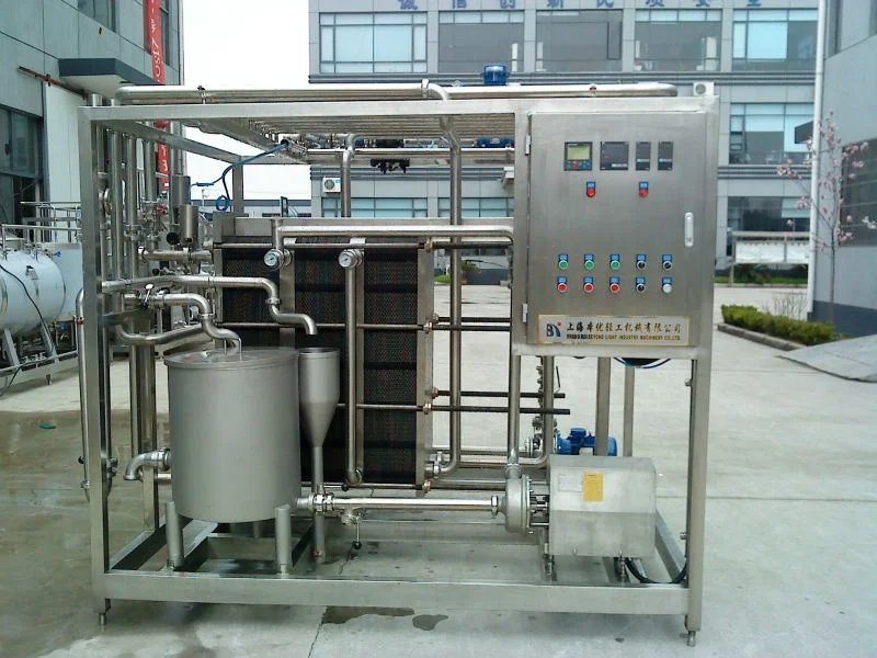 Small scale milk yoghurt juice pasteurization machine plate pasteurizer