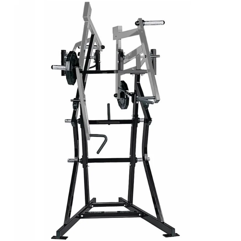 2022 Best Commercial DGZ FITNESS Plate Load Combo Decline Chest Press Low Row All In One Machine Fitness Equipment