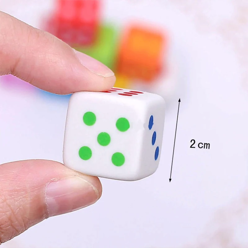 Soododo  Print Dice Shaped  Rubber Eraser Pencil Eraser