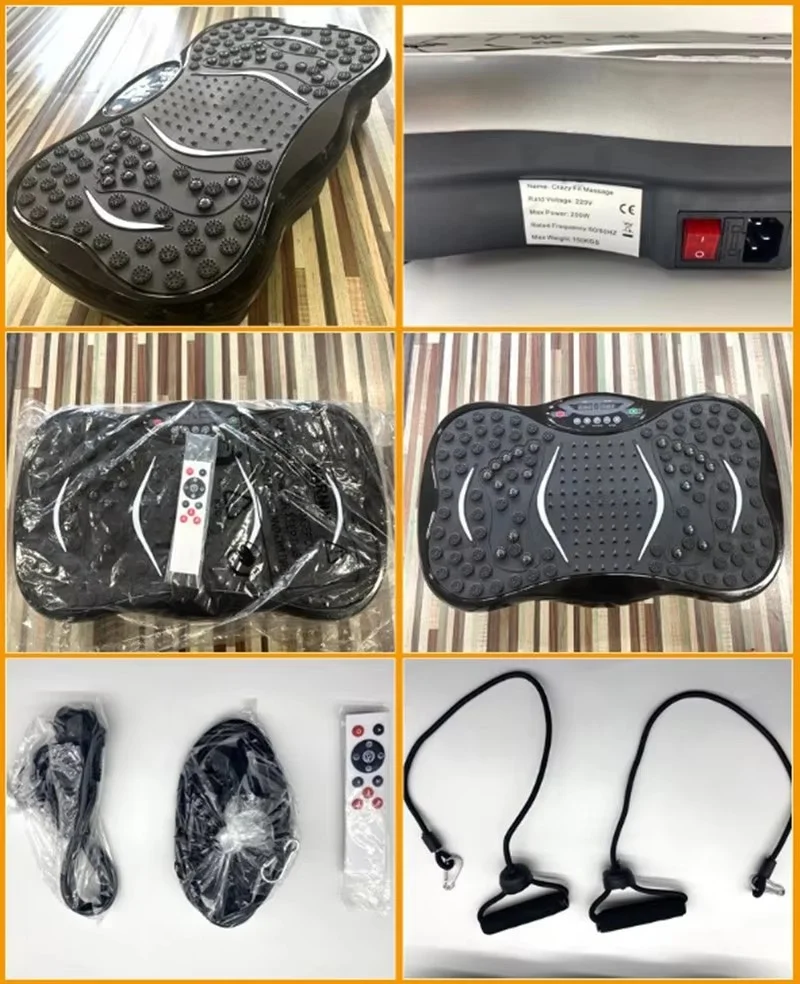 Mini Body Vibration Plate Exercise Machine ABS Material Vertical Direction Electromagnetic Type Workout Vibration Platform