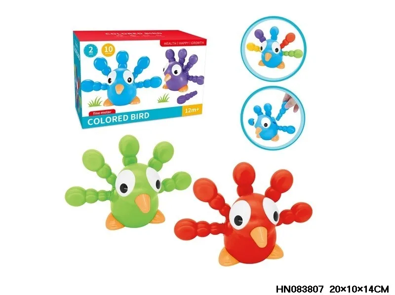 Early educational Colorful Learning jogo de cerebro Denkspiel beyin oyunu Rainbow Revolving Tower Playing Kids toy