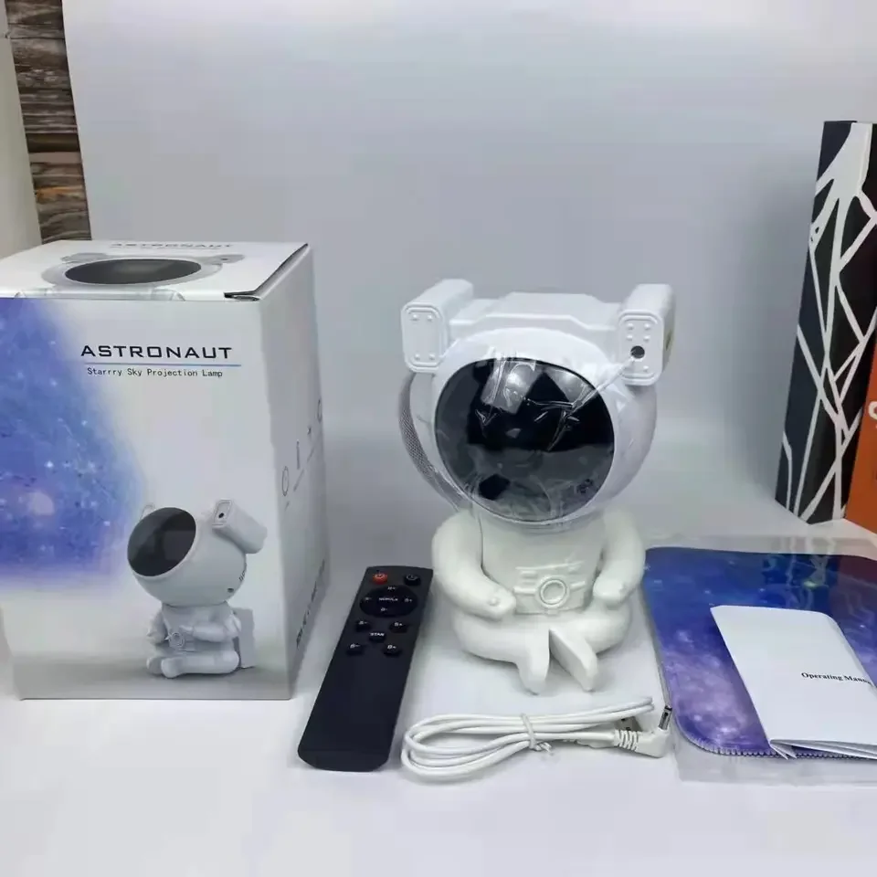 Factory Commercial Led Astronaut Light Starry Sky Projection Lamp Astronaut Night Light Star Projector