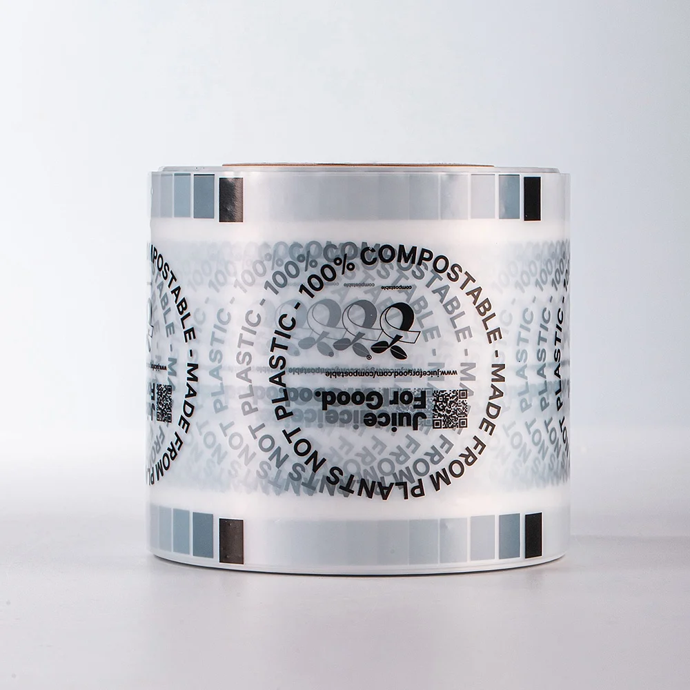 Biodegradable and Compostable Clear Plastic Cup Sealing Film