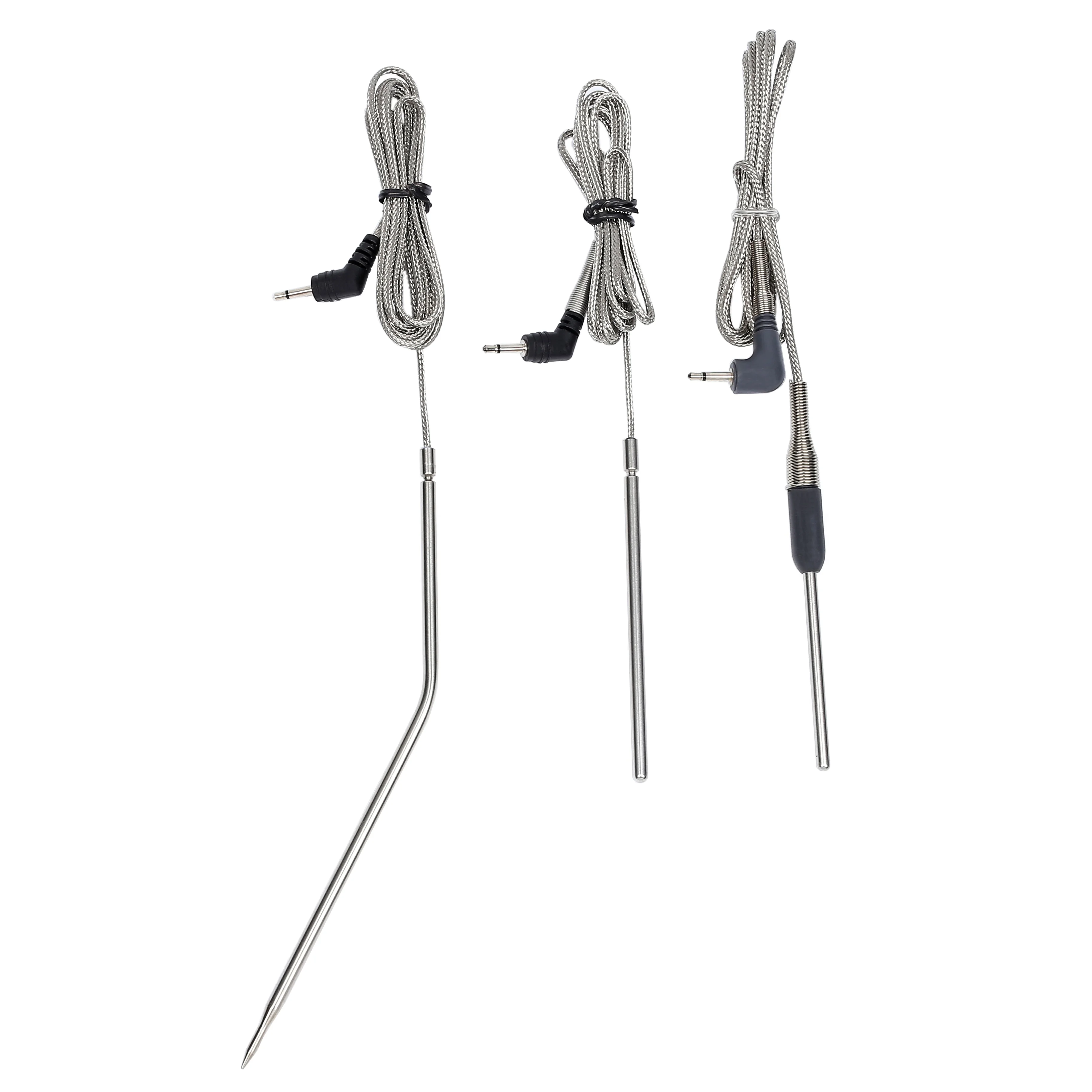 PT100 PT1000 Temperature Probe Sensor with 2.5mm 3.5mm Audio Plug for BBQ Grill Oven Smoker