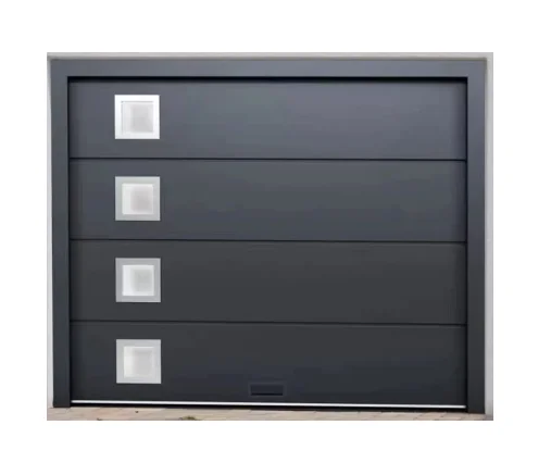 modern full view sectional aluminium glass garage door remote control steel garage door automatic with windows