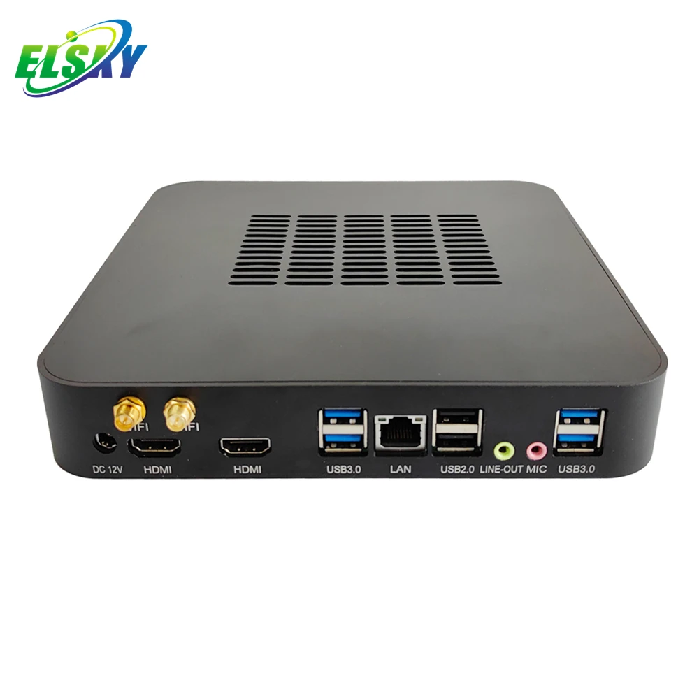 ELSKY HD4008, КОД HS 84714100, 12 В, ПК с процессором Intel Skylake Core i7, четырёхъядерный процессор TPM2.0, безопасная загрузка DDR4 M.2, Wi-Fi