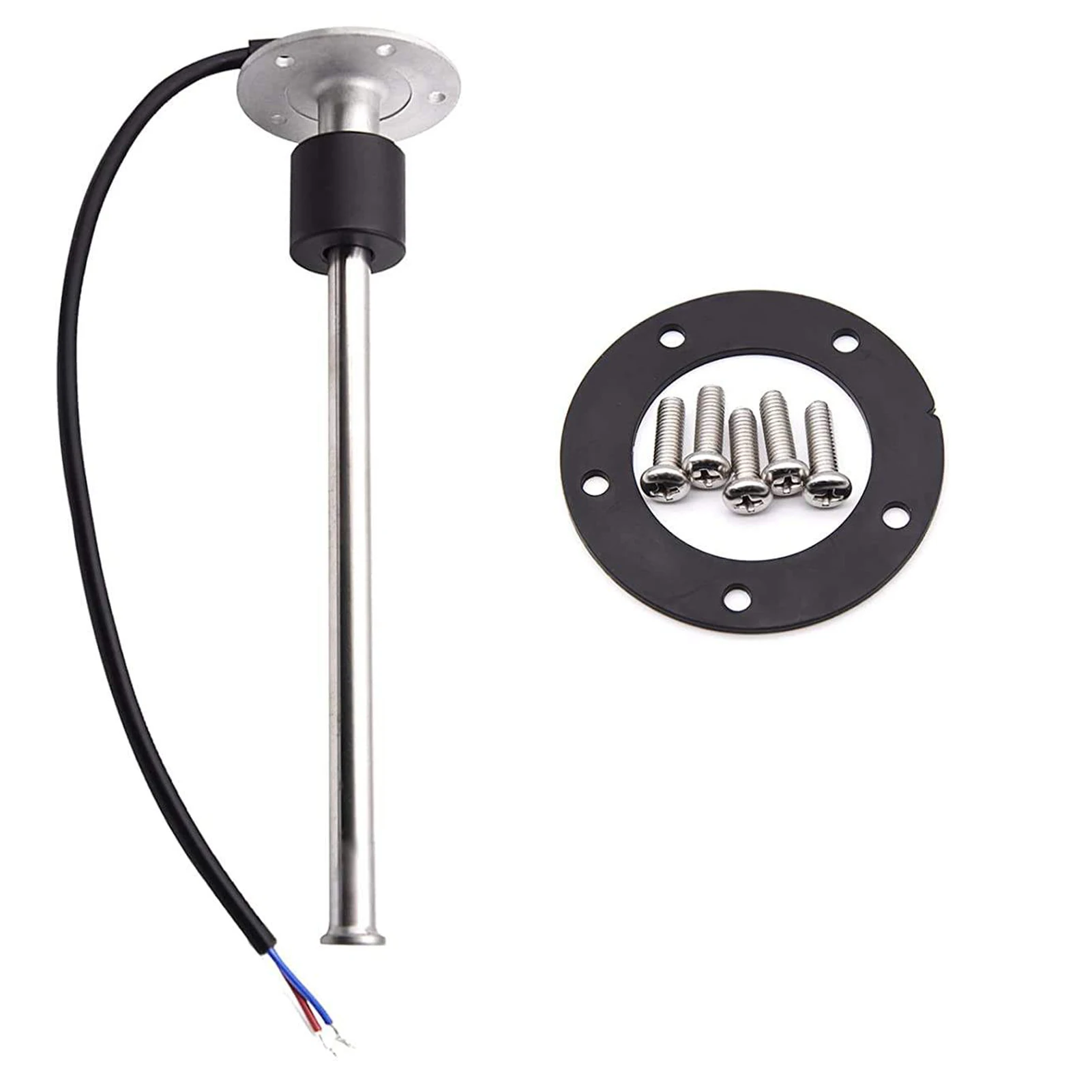Fuel Water Tank Level Sensor, European Standard 0-190ohm Signal 5-Hole Assembly,150mm-800mm Oil Float Marine Fuel Sending Unit
