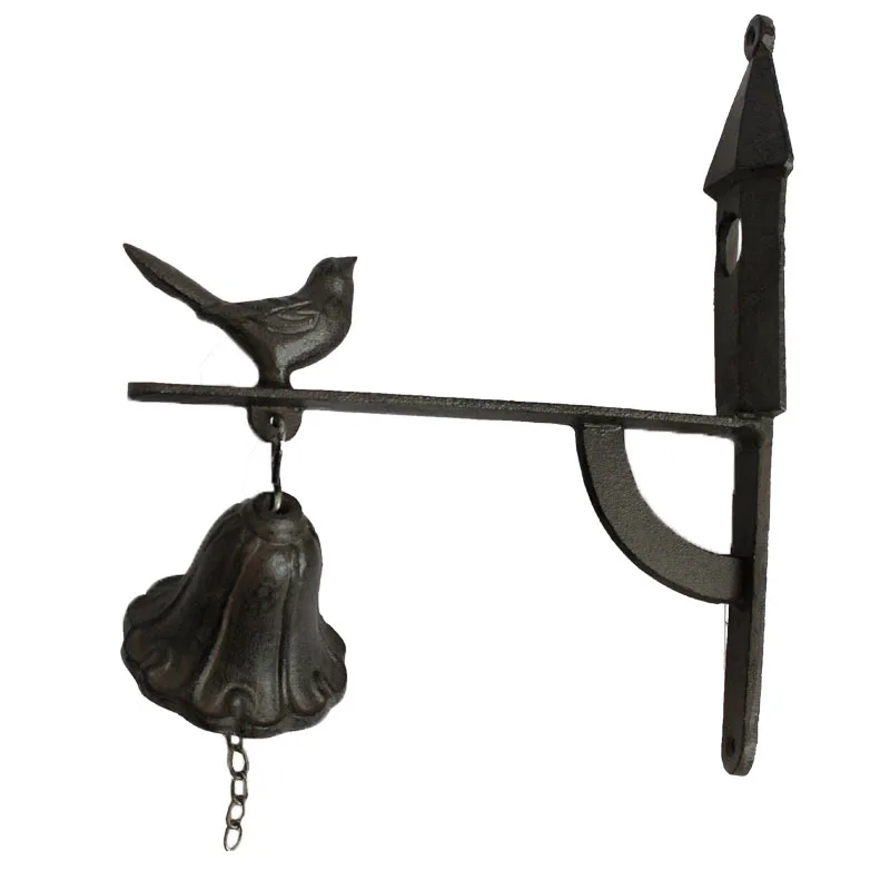 Metal Door Bell for Farm House Outside  Hanging Doorbell - Indoor Outdoor Wall Mounted Dinner Bell - Garden Home Wall Decoration