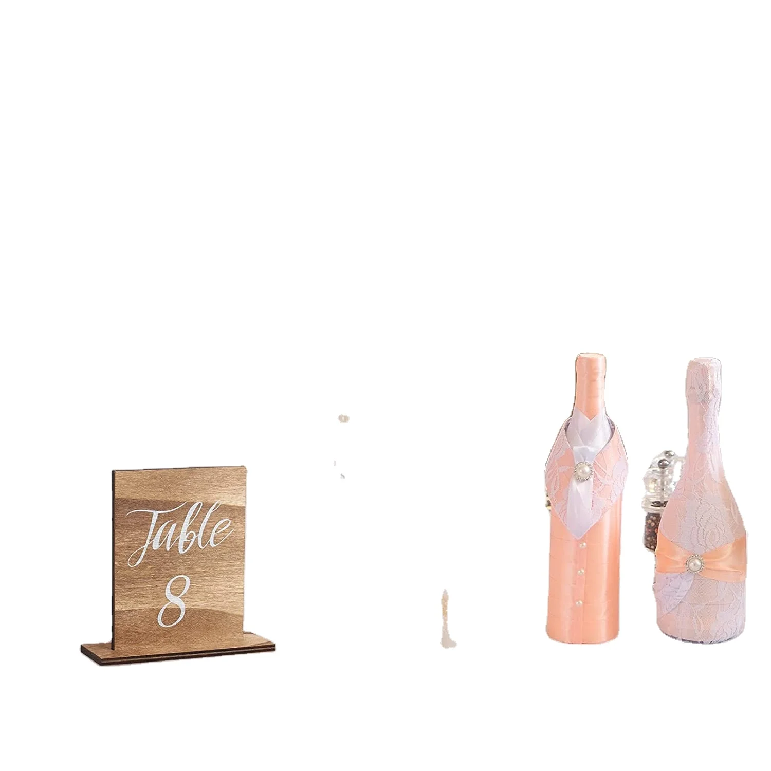 Wedding Table Numbers sign with Wooden Base rustic Wedding Centerpieces for Tables Number Wooden tabletop display