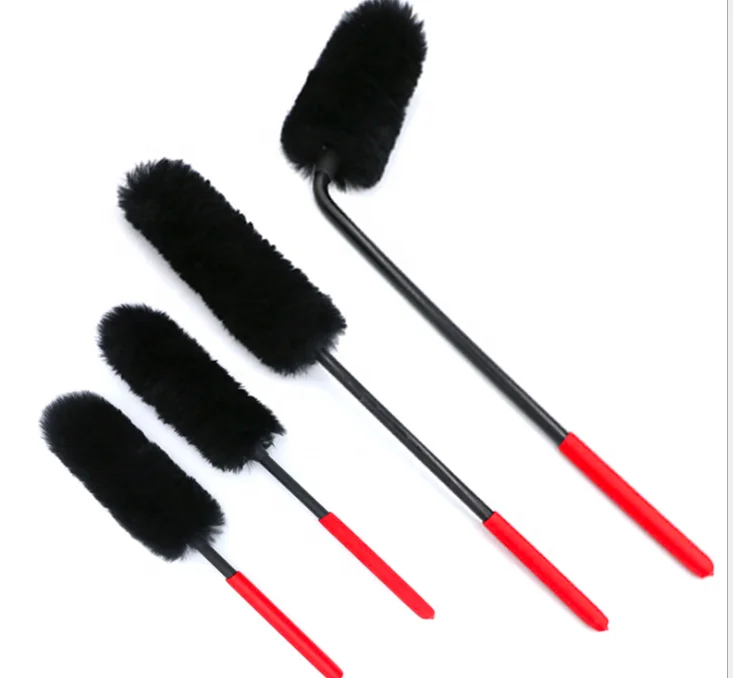Ультра-мягкие колеса шерстяные кисти для макияжа (набор из 4 шт.) колесо Woolies
