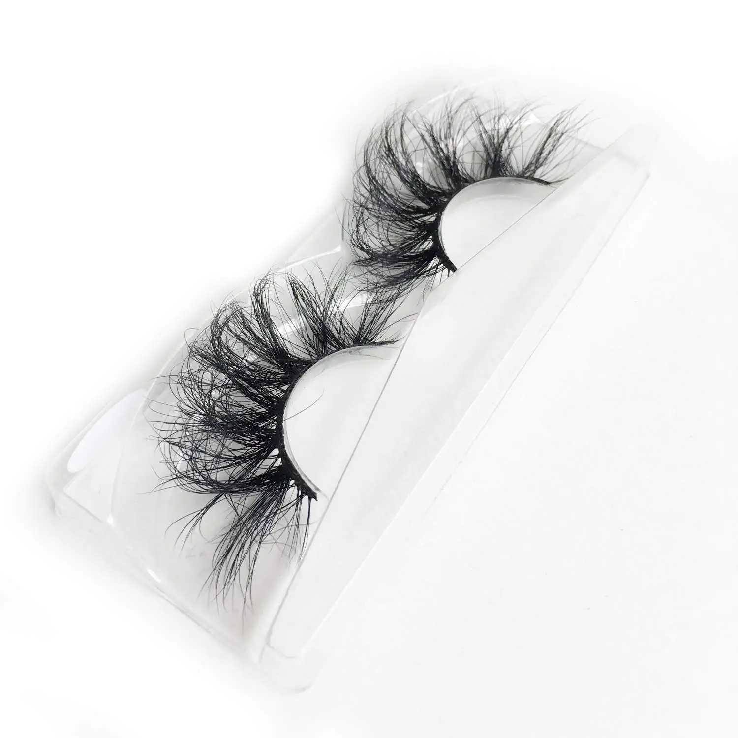 Hollyren Hot Selling Super Fluffy 25mm 20 Pairs 3d Real Mink Eyelashes Vendor With Custom Pack