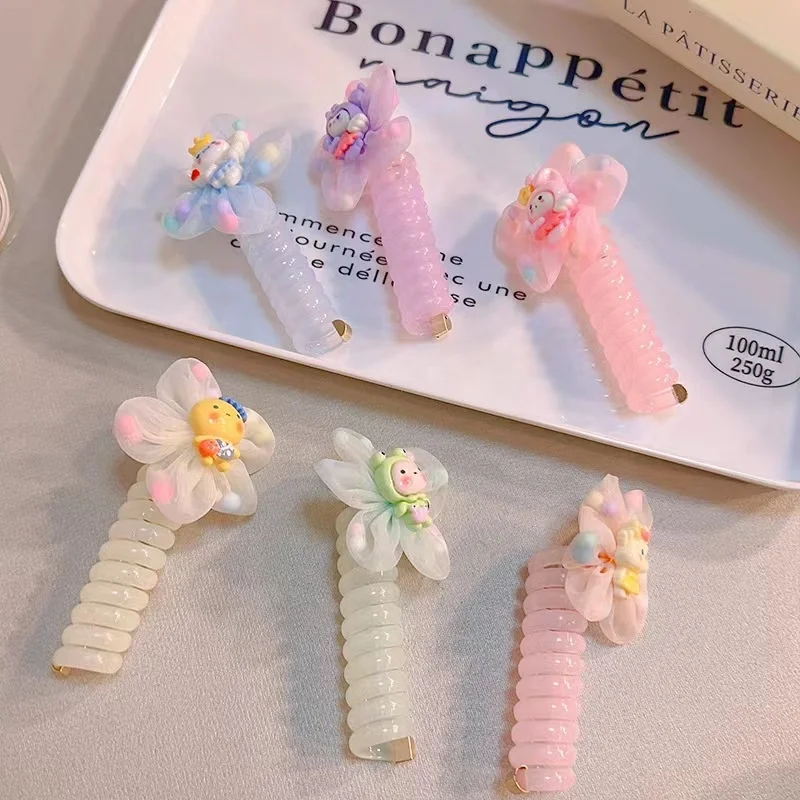 PDANY New Style Hair Tied Telephone Wire Hair Loop High Elasticity Head Rope Leather Band