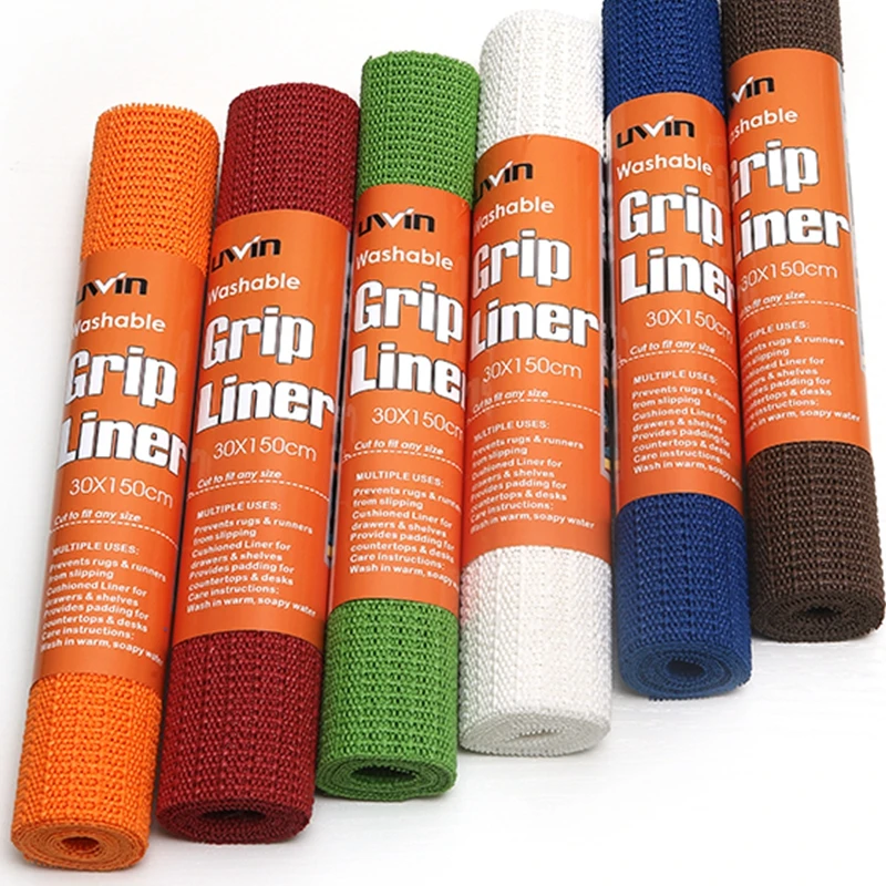 Trend New Products Washable anti-fouling environmental protection memory foam mesh color non-slip PVC Shelf Liner