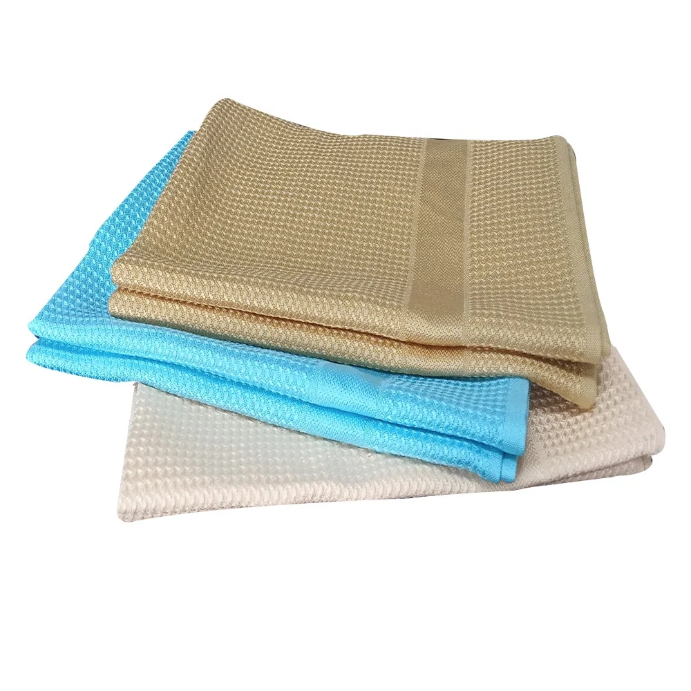 Factory Directly 80 Polyester 20 Polyamide Microfiber Towel 70% 30% Cleaning Cloth 40X60Cm Tea Towel 