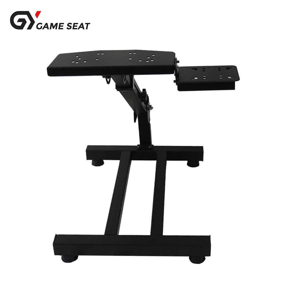 GY050 Foldable Seat Racing Gaming Simulator High Density Steel With Leather Steering Wheel Stand Model For Wii/Xbox