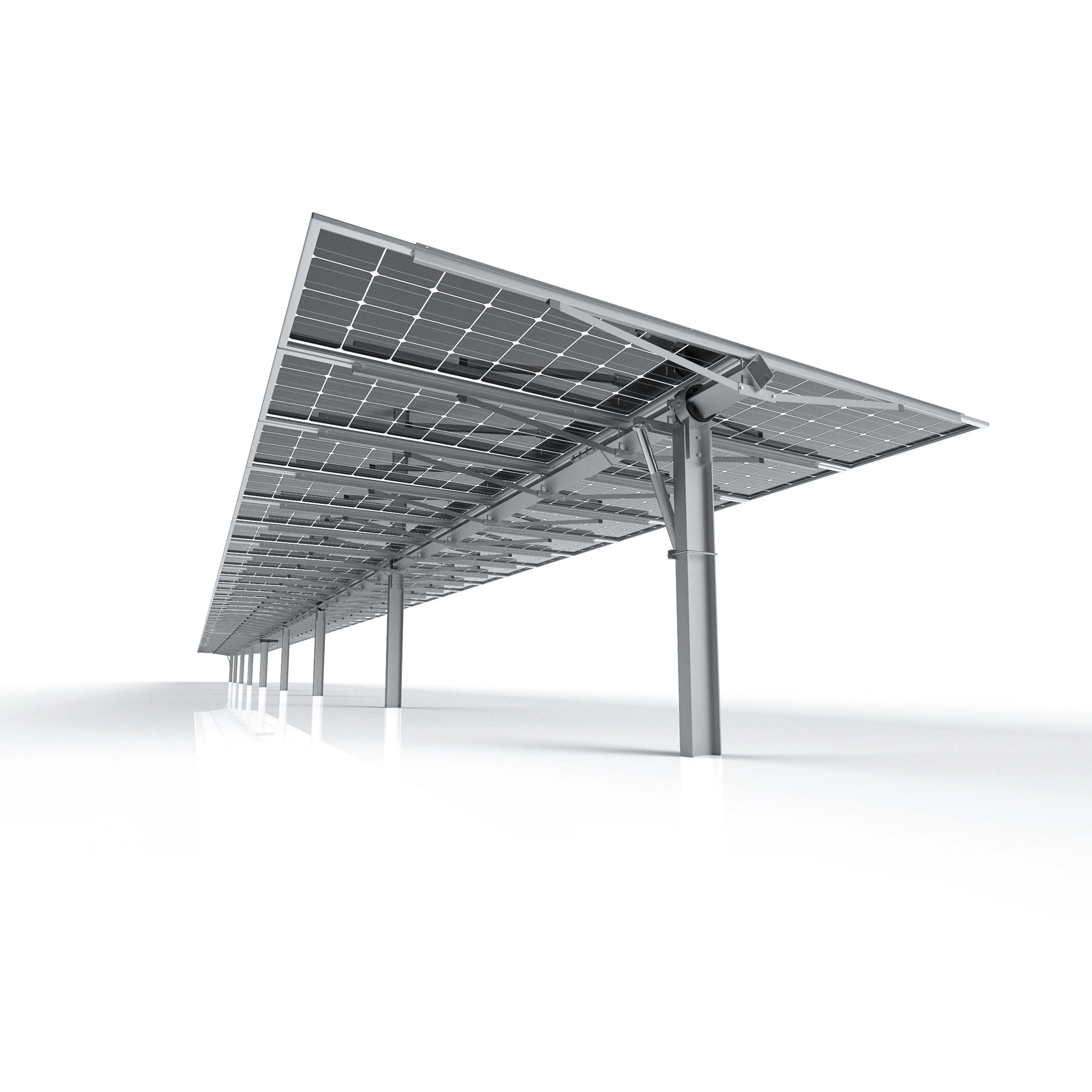 HYP-2-90PV-78-IR-M-2SD Top Quality Single axis sun solar tracking bracket with independent tilting tracker tracking solar