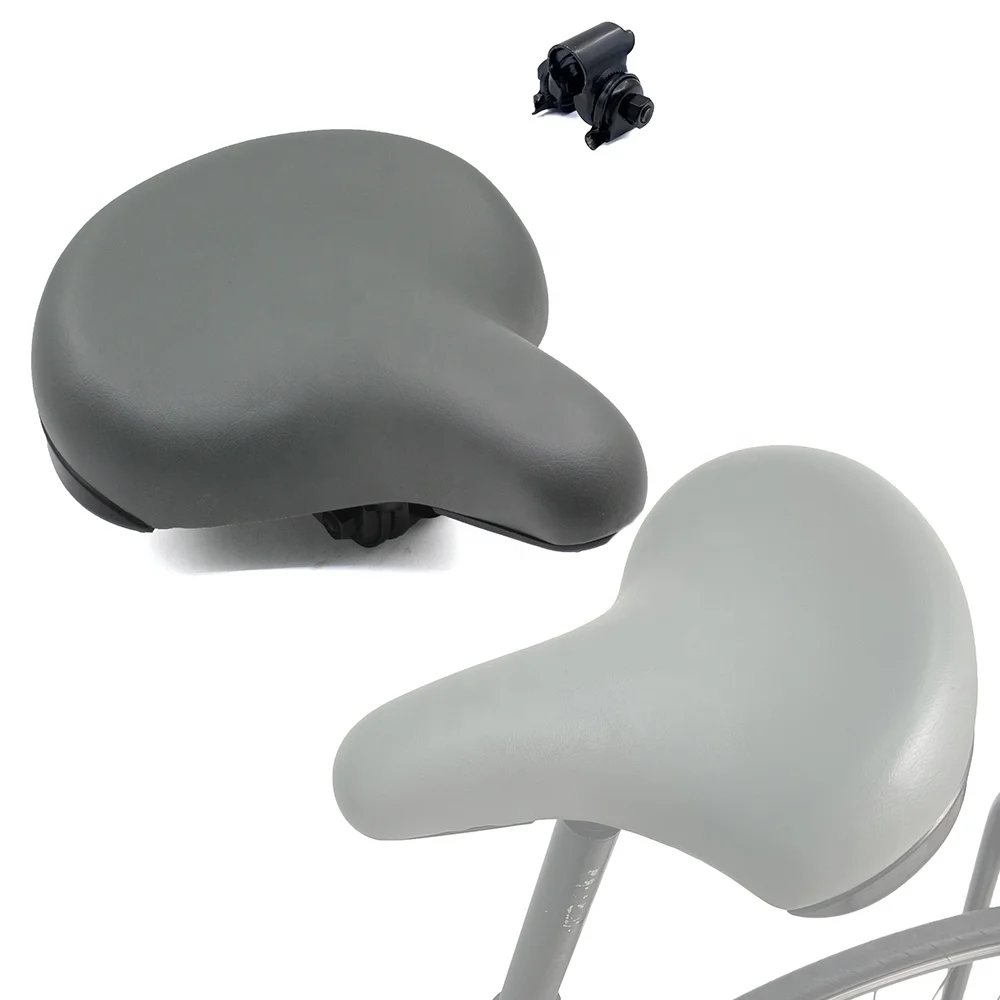 REYGEAK Bicycle Oversized Comfort Bike Seat Most Comfortable Replacement Bicycle Saddle For Universal