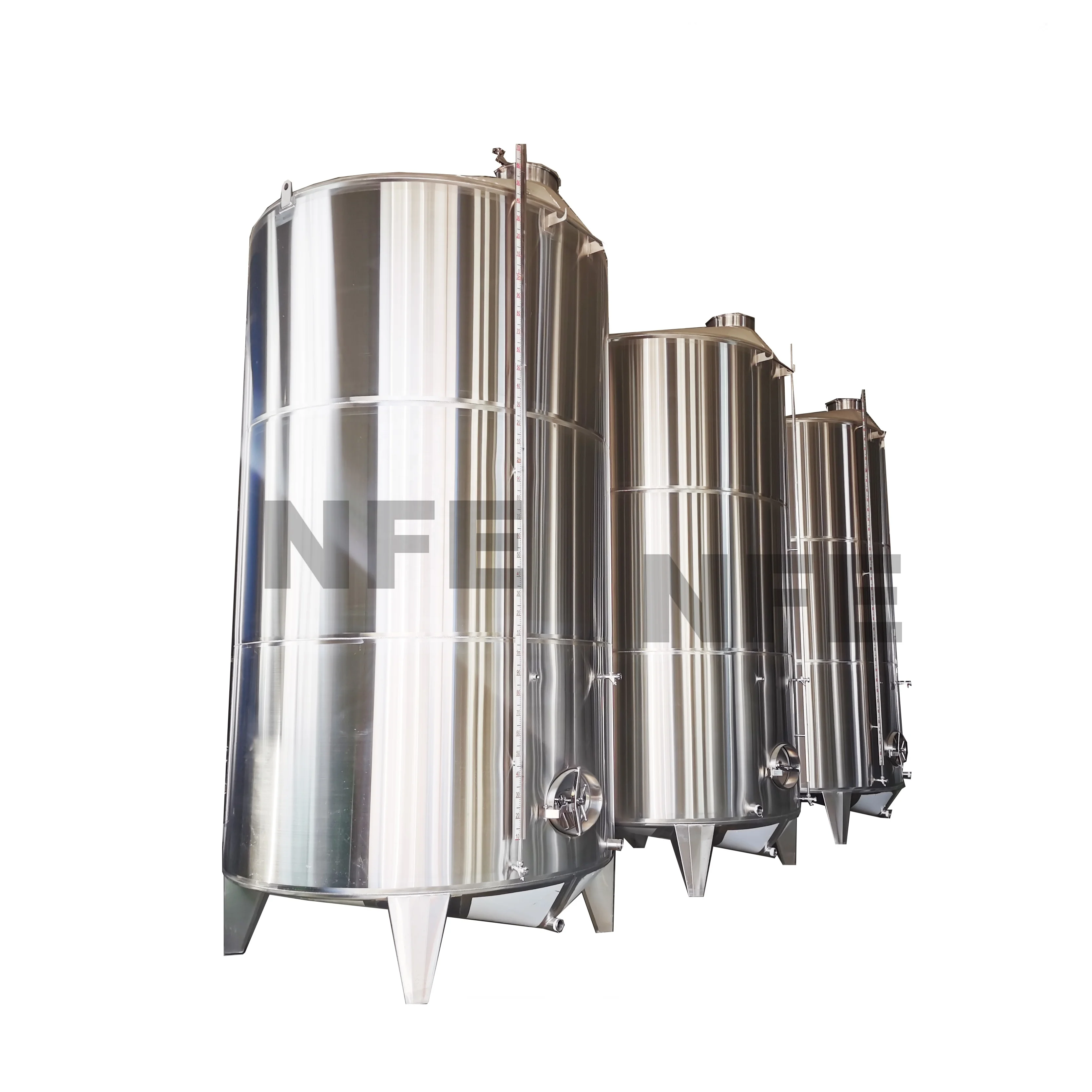 1500L 15HL Micro Winery Equipment 304 Stainless Steel Cooling Jacketed Wine Fermentation Tank