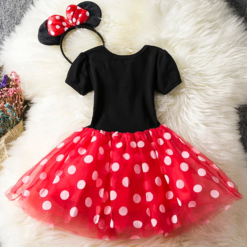Amazon hot sale girls dress children holiday dress skirt 1-5T girl Mickey princess dress 2-piece set