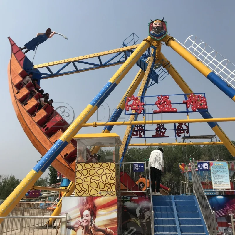 Fairground Attraction Amusement Park Funfair Kiddie Rides 16/24/32 Seats Pirate Ship for Sale from China Manufacturer