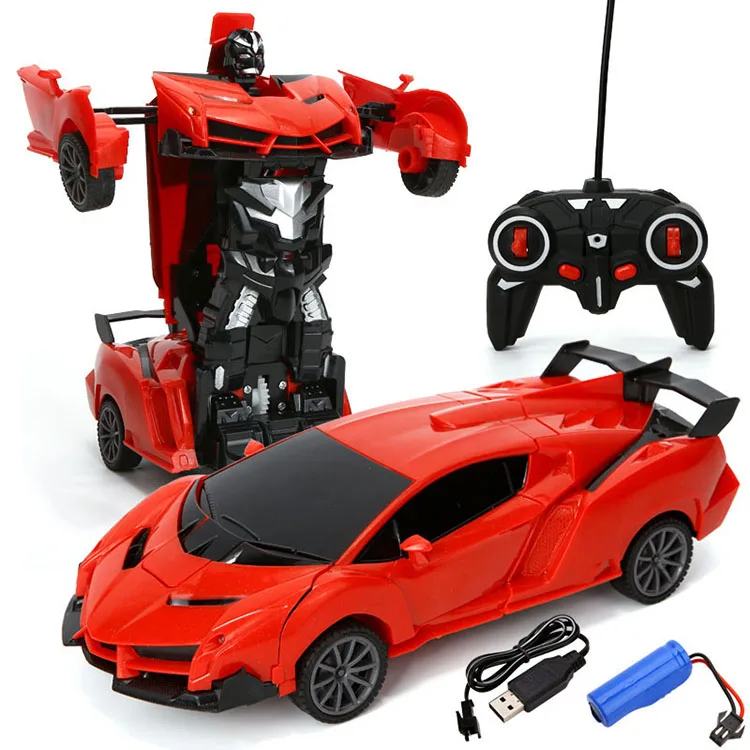  Высокое качество СИД 1:16 деформации rc автомобиль на дистанционном управлении трансформация автомобиля игрушки для