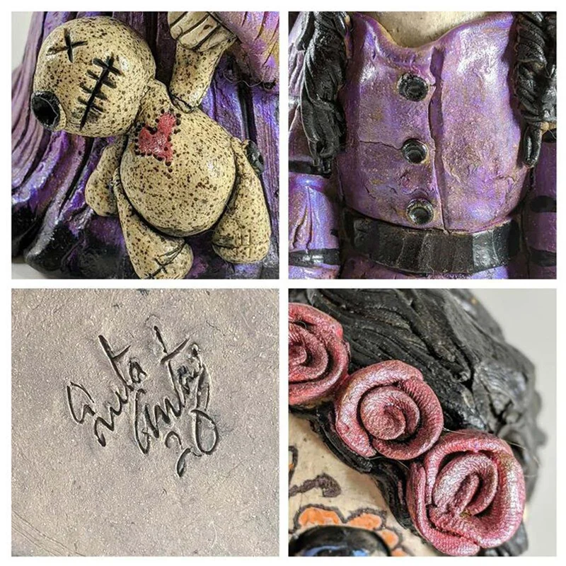 Incense Burner New Voodoo Doll Cone Incense Burner Back Flow Arabic luxury Resin Ornament Craft for Yoga Incense Burner Holder