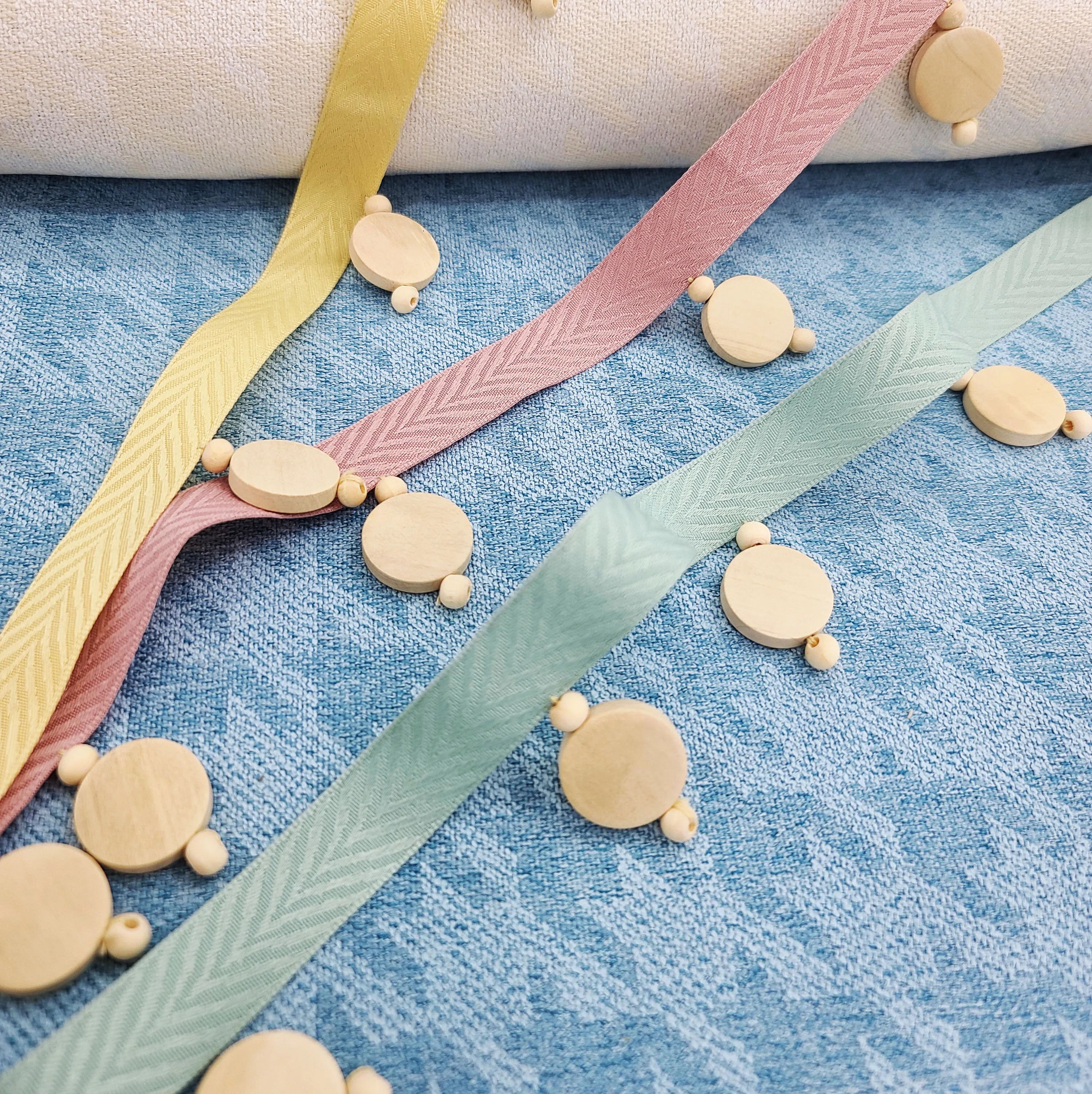 European Style Handmade decoration Beaeds Fringe Tassel ball For Curtain Design trimming