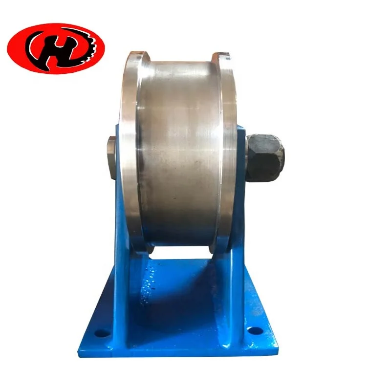 heavy duty double flange crane rail wheels T shape H shape wheel roller