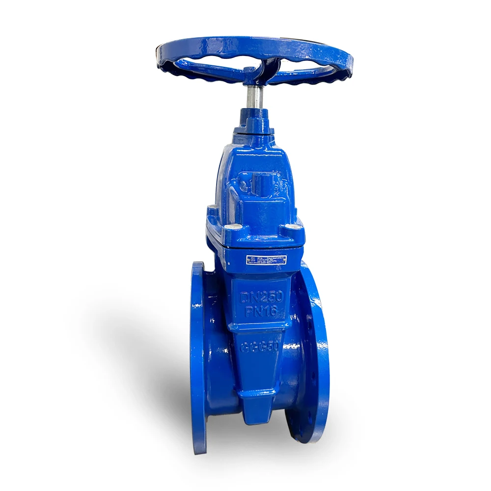 Ductile cast iron GGG50 FLG resilient wedge gate valve